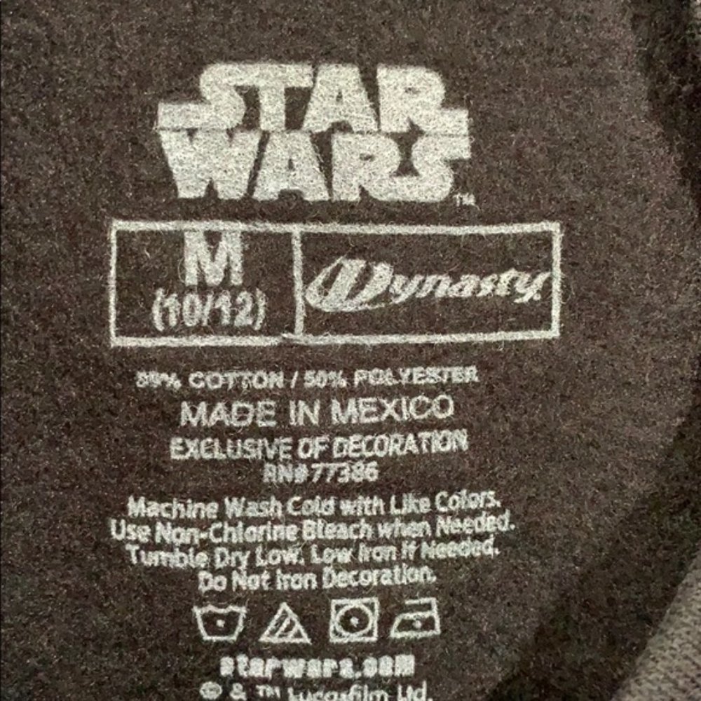 Star Wars Disney Sweatshirt Size Medium 10-12 NWT - Picture 4 of 5